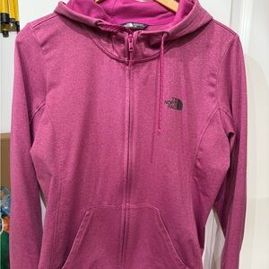 The North Face Magenta Full-Zip Hoodie